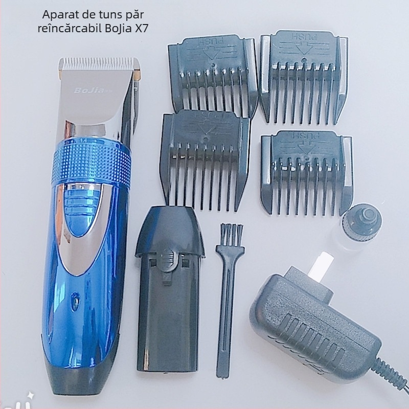 Boga aparat de tuns păr, reîncărcabil, lame ceramice, pentru uz casnic BJ-X7