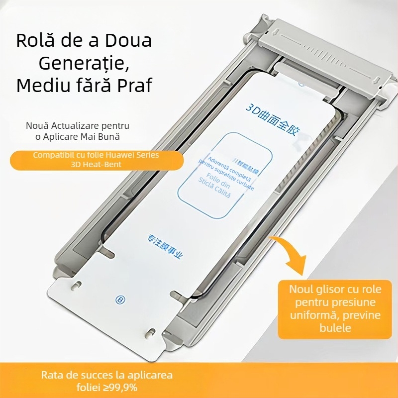 Protecție pentru ecran din sticlă temperată cu adeziv complet pentru Huawei Mate X7, Mate 70 Pro și Mate 60 Pro