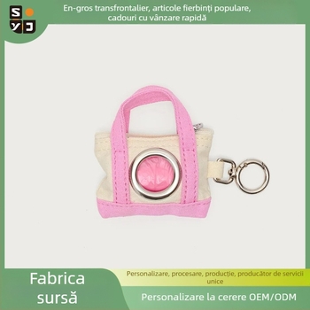 Dispenser portabil din pânză pentru pungile de gunoi ale animalelor de companie, personalizabil
