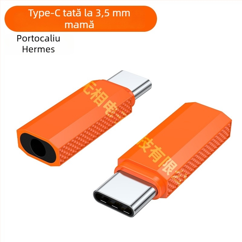 Adaptor USB-C la 3,5 mm pentru căști cu placă de sunet, compatibil cu Apple iPhone 17