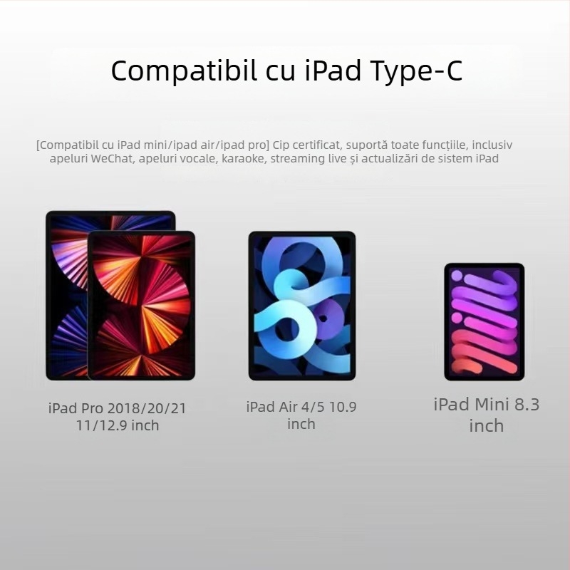 Adaptor Lightning către Type-C 2 în 1 pentru căști cu fir pentru iPhone 15 — sunet digital, apeluri și jocuri