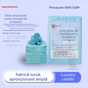 Covoraș de urină de unică folosință pentru câini, pisici și iepuri, absorbant