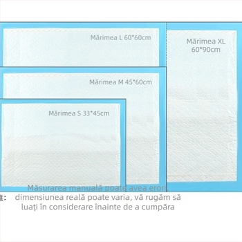 Covoraș de urină de unică folosință pentru câini, pisici și iepuri, absorbant