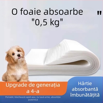 Tampoane absorbante pentru urină și scutece pentru câini și pisici, hârtie absorbantă cu uscare rapidă din material nețesut