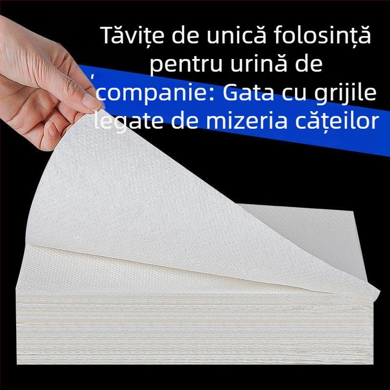 Tampoane absorbante pentru urină și scutece pentru câini și pisici, hârtie absorbantă cu uscare rapidă din material nețesut