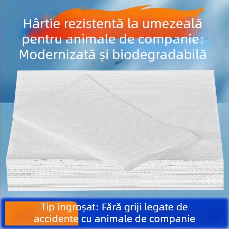 Tampoane absorbante pentru urină și scutece pentru câini și pisici, hârtie absorbantă cu uscare rapidă din material nețesut