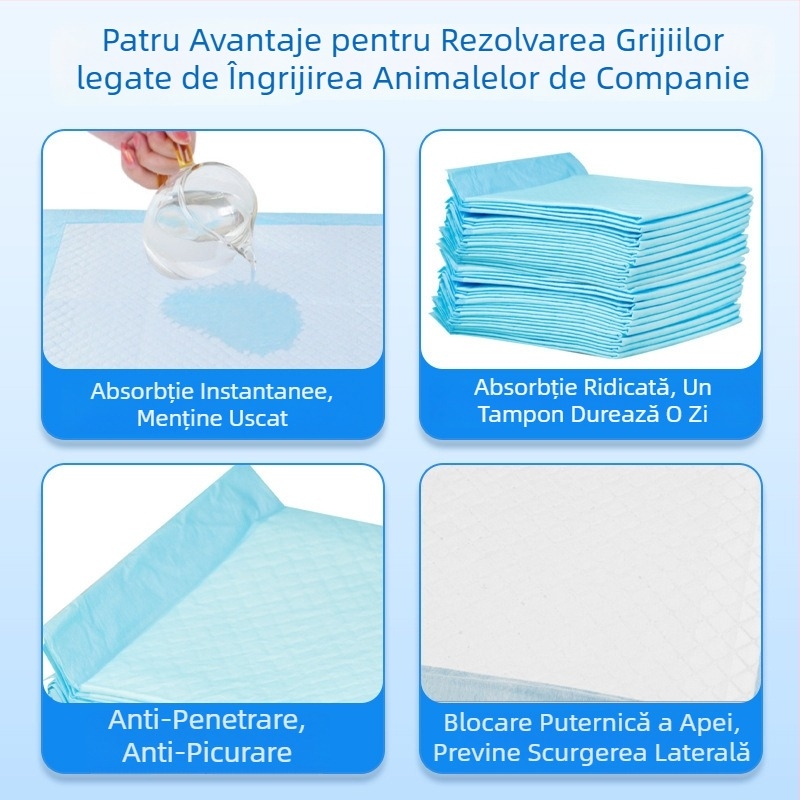 Padă de urină pentru animale de companie, pantaloni de incontinență pentru câini și pisici, protecții igienice sigure, cu cărbune de bambus pentru neutralizarea mirosurilor