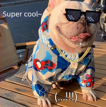 Im impermeabil pentru animale de companie, cu reglaj dublu la piept și la spate, pentru câini mici și mijlocii, inclusiv French Bulldog, Corgi și Toy Poodle, pentru activități în aer liber.