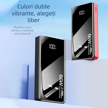Baterie externă de 66W cu încărcare rapidă, capacitate 50000mAh, cu mai multe porturi USB pentru exterior, personalizabilă