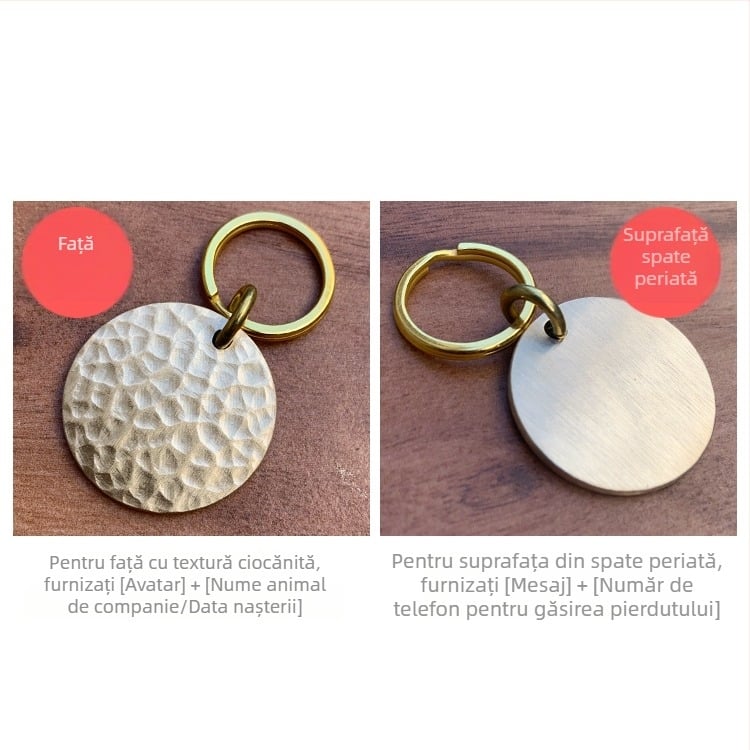 Etichete de identificare pentru pisici și câini, gravate manual, etichete personalizate Shiba Inu, pandantive pentru zgardă