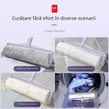 Role mari de hârtie de înlocuire pentru rolă de îndepărtare a părului, pentru haine, uz casnic