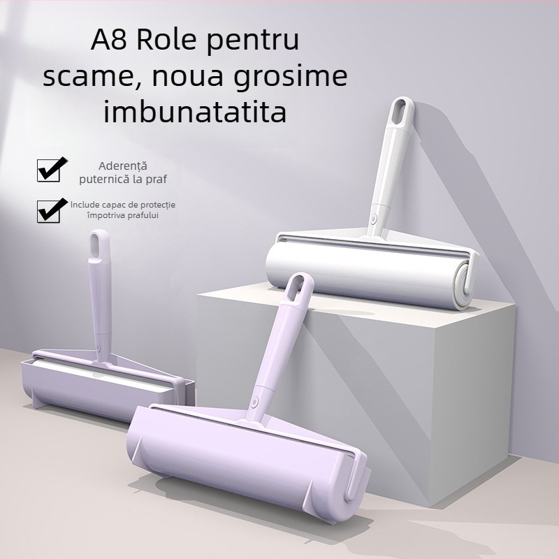 Role mari de hârtie de înlocuire pentru rolă de îndepărtare a părului, pentru haine, uz casnic