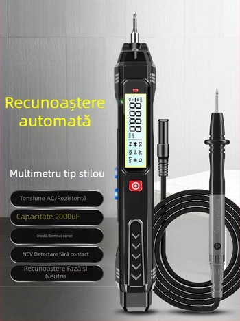 Tester electric stilou inteligent cu multimetrul digital — Măsurare tensiune de înaltă precizie, multifuncțional, detecție întreruperi de fire
