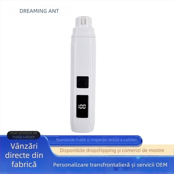 Freză electrică pentru unghii animale de companie, pentru pisici și câini, reîncărcabilă, funcționare cu zgomot redus