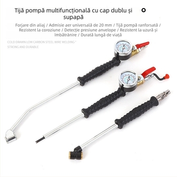 InBev Duza de umflare cu manometru și dispozitiv de umflare rapidă a anvelopelor