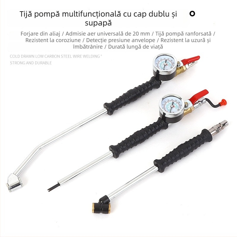 InBev Duza de umflare cu manometru și dispozitiv de umflare rapidă a anvelopelor