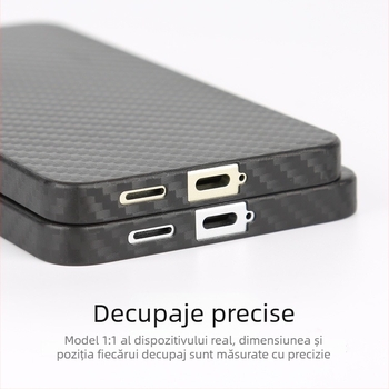 Carcasă PP ultra-subțire cu textură Kevlar din fibră de carbon pentru Samsung S25 Ultra, acoperire totală, protecție anti-cadere, auriu sau negru
