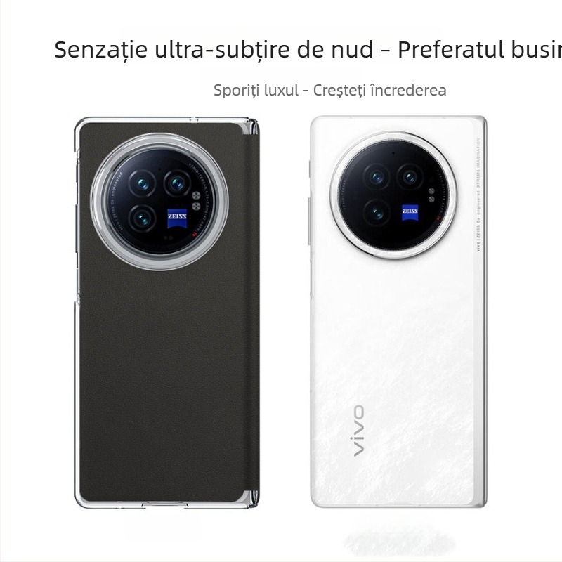 Carcasă Vivo X Fold3 cu balama magnetică, acoperire completă, protecție anti-cadere, stil premium de afaceri