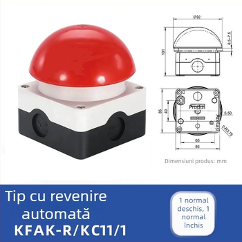 KONTRON Kang Zhen întrerupător de mână și pedală, resetare automată, blocare automată, model FAK-S/KC11/I