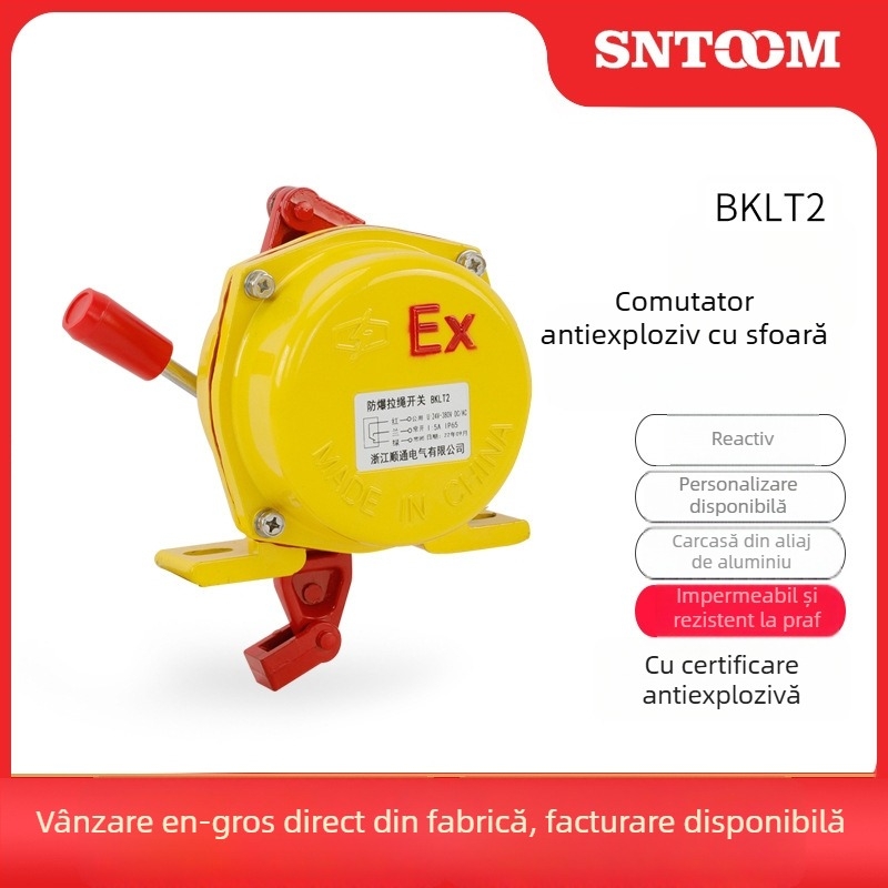 Comutator de deviație a benzii, în două trepte, protecție la explozie, HFKPT1-12-30, pentru lățimea benzii 20–35, BKPT1 XLPP-II