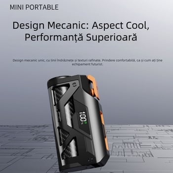 Power Bank Mecha Capsule 10000mAh, baterie externă compactă și portabilă