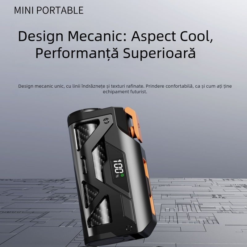 Power Bank Mecha Capsule 10000mAh, baterie externă compactă și portabilă