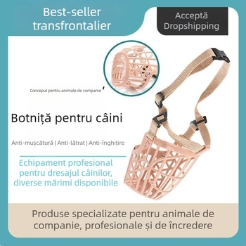 Botniță pentru câini de talie medie – anti-mușcătură și anti-lătrat, pentru câini de familie