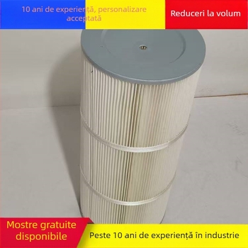Cartuș de filtrare a aerului cu element de filtrare din poliester acoperit