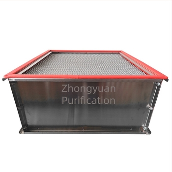 Filtru rezistent la temperaturi înalte, înaltă eficiență, tip W pentru alimentare cu aer, protecție împotriva prafului, cu sau fără separatoare, element de filtrare rezistent la temperaturi înalte