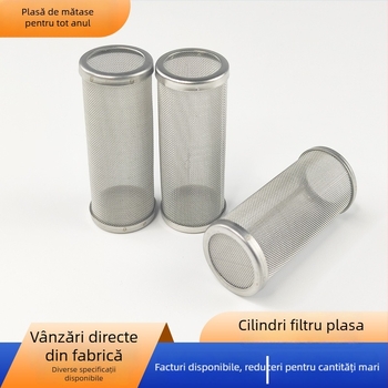Separator frontal pentru ulei și apă uzată, tambur filtrant cilindric din oțel inox 304, tip Y