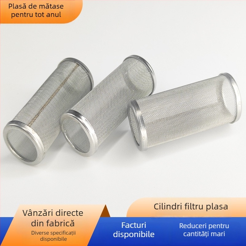 Separator frontal pentru ulei și apă uzată, tambur filtrant cilindric din oțel inox 304, tip Y