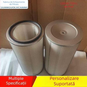 Element filtrant industrial pentru eliminarea prafului pentru sisteme de sablare cu nisip și pulverizare cu vopsea