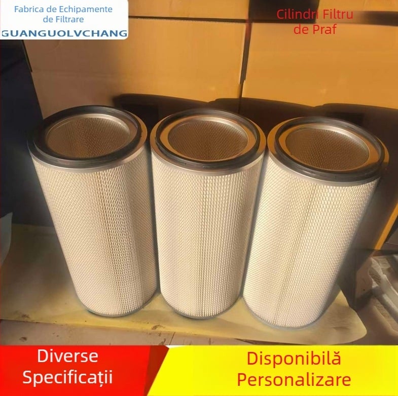 Element filtrant industrial pentru eliminarea prafului pentru sisteme de sablare cu nisip și pulverizare cu vopsea