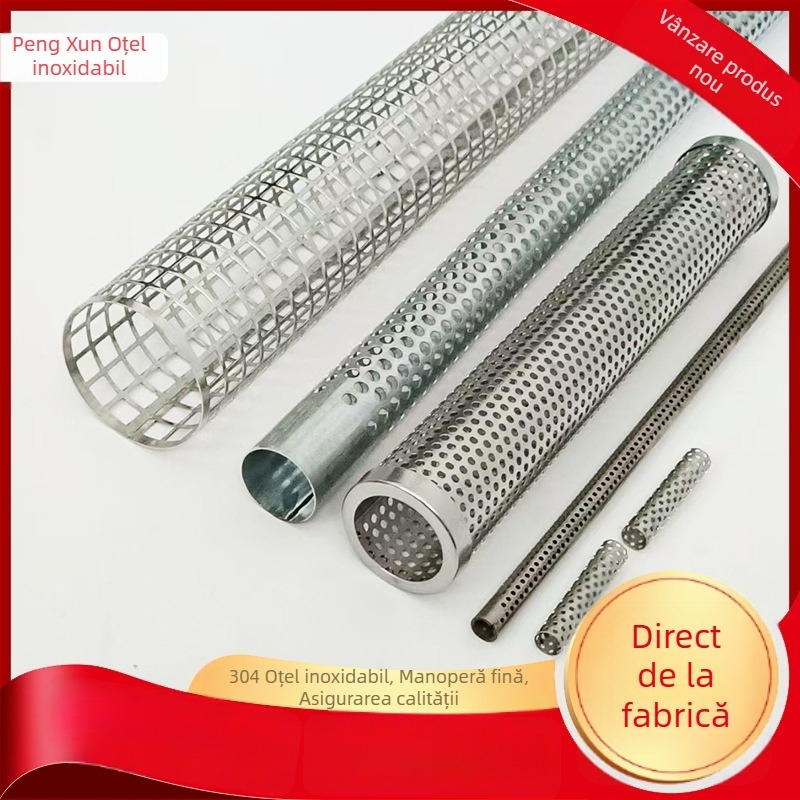 Give Hair Filtru din oțel inoxidabil - țeavă perforată cu plasă, ramă pentru elementul de filtrare în formă de coș și placă perforată înclinată