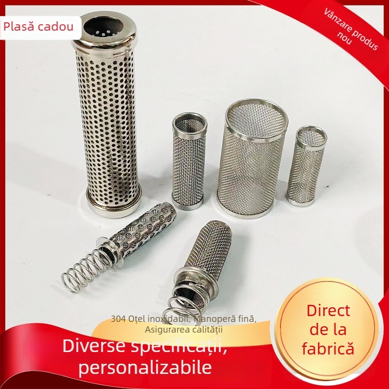 Give Hair Filtru din oțel inoxidabil - țeavă perforată cu plasă, ramă pentru elementul de filtrare în formă de coș și placă perforată înclinată