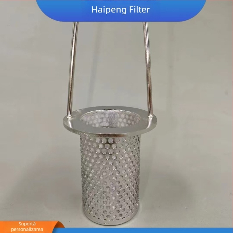 Cartuș filtrant din oțel inoxidabil, personalizat de producător, cu coș înclinant, dublu strat, filtru de tip Y cu flanșă, cartuș tip T