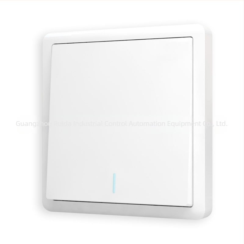 Abbaq Mingzhi Series Intrerupător monopolar și priză, AQ101-10231804, alb cu indicator luminos, 10A