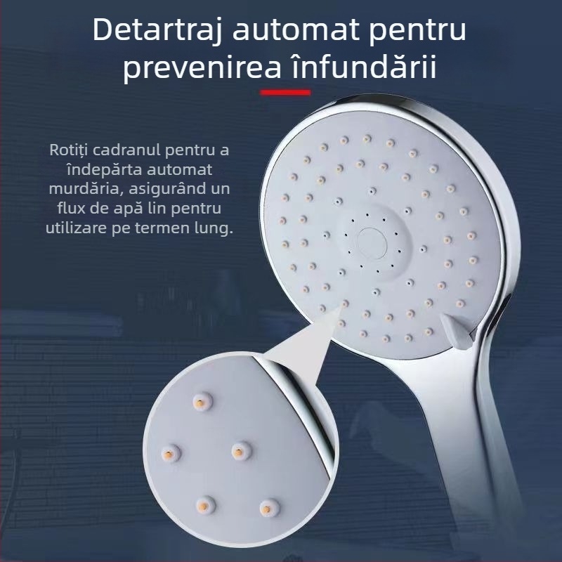 Hans duș cu cinci setări pentru baie, ploaie presurizată