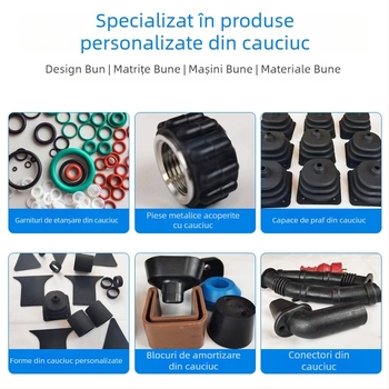 O-ringuri din silicon personalizate și piese etanșare de formă specială, prelucrate prin matrițe