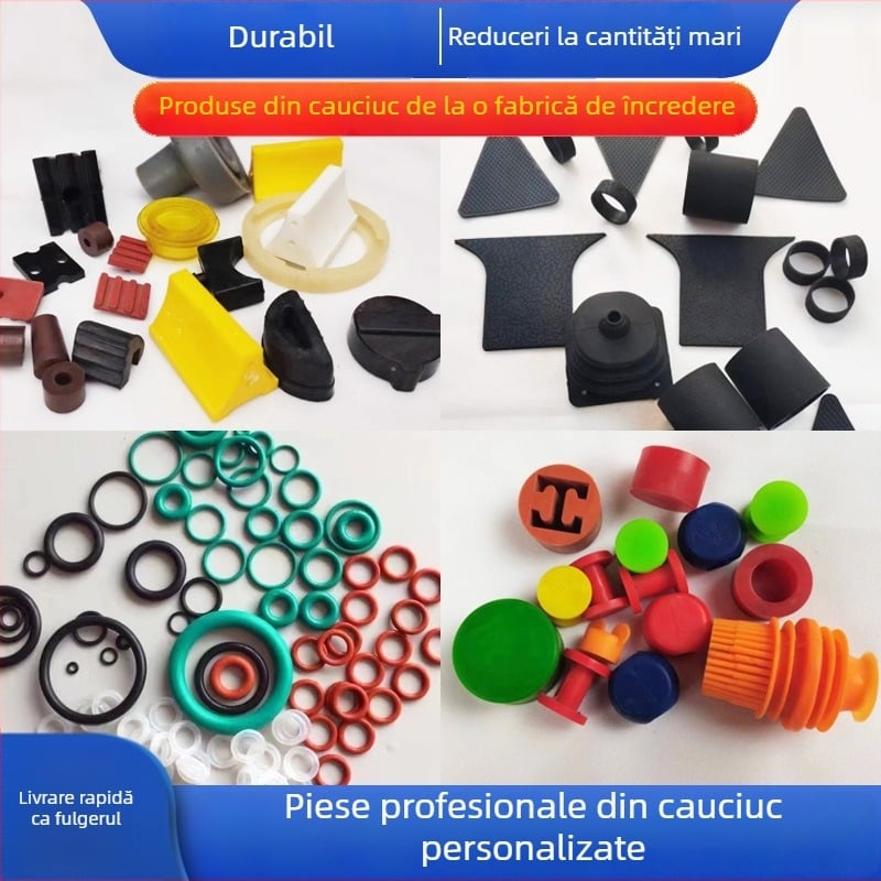 O-ringuri din silicon personalizate și piese etanșare de formă specială, prelucrate prin matrițe