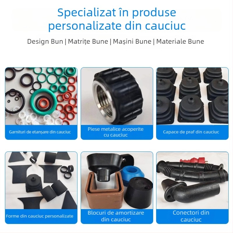 O-ringuri din silicon personalizate și piese etanșare de formă specială, prelucrate prin matrițe