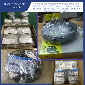 Arcuri de tensiune de precizie, diametrul firului 0,2-3,5 mm, oțel inoxidabil 304/201/316
