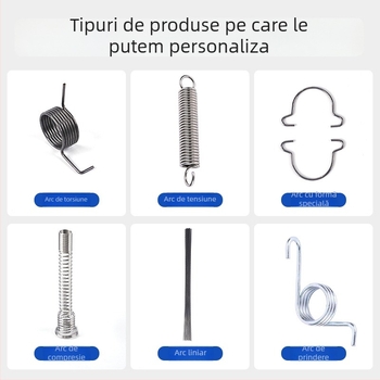 Arc de compresie din oțel inoxidabil pentru aparate mici, arc de revenire de precizie și arc torsional
