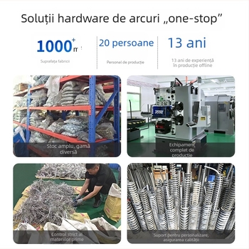 Arcuri plate, cu forme rectangulare și trapezoidale, arcuri lungi de compresie pentru scări de copii și perne de șezut.