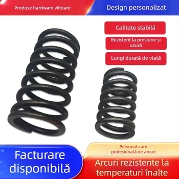 Arc de compresie din oțel inoxidabil 304, rezistent la temperaturi înalte, arc de revenire de înaltă rezistență, arc metal 65Mn, personalizare non-standard