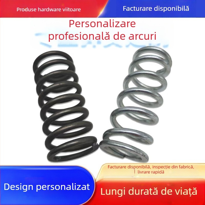 Arc de compresie din oțel inoxidabil 304, rezistent la temperaturi înalte, arc de revenire de înaltă rezistență, arc metal 65Mn, personalizare non-standard