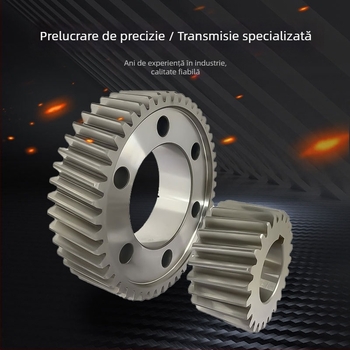 Șlefuire de precizie a dinților ne-standard din oțel carbon: dinți drepți pentru motor, dinți ai pompei de ulei și angrenaje conice pentru transmisie