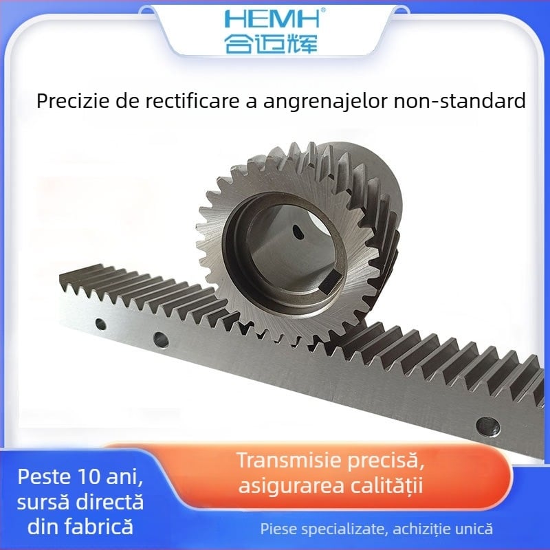 Șlefuire de precizie a dinților ne-standard din oțel carbon: dinți drepți pentru motor, dinți ai pompei de ulei și angrenaje conice pentru transmisie