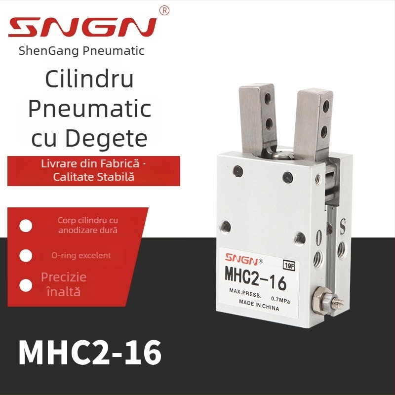 MHC2-16 Cilindru pneumatic pentru degete cu prindere aeriană de tip levier, cilindru de prindere mecanică paralel