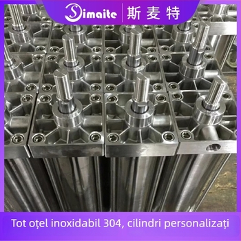 Cilindru pneumatic din oțel inoxidabil 304, acțiune dublă, diametru 25 mm, cursă până la 15000 mm, cuplă mare, proiectat după desen